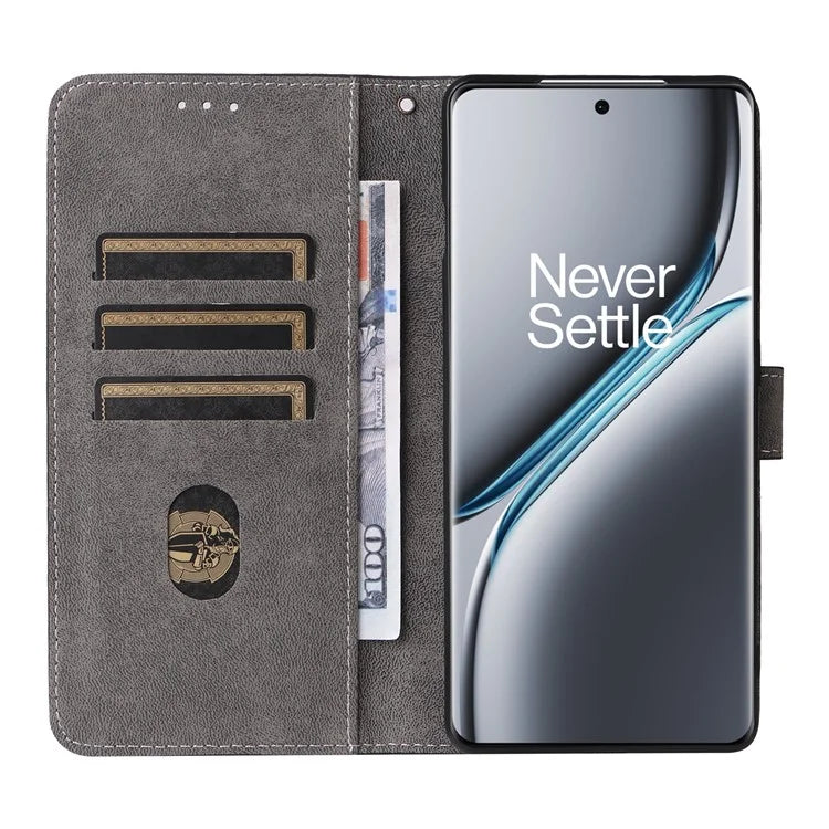 For OnePlus Ace 3 Pro 5G Case RFID Blocking Wallet Stand Leather Phone Cover