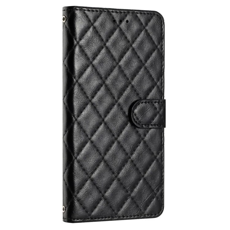 For HMD Pulse / Pulse+ Case Classic Rhombus Pattern Leather Phone Cover