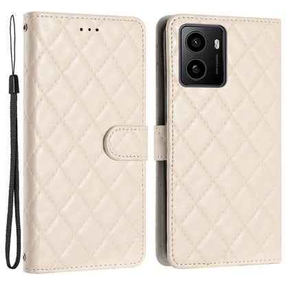 For HMD Pulse / Pulse+ Case Classic Rhombus Pattern Leather Phone Cover
