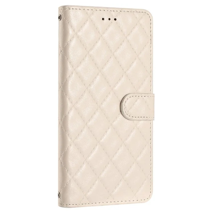 For HMD Pulse / Pulse+ Case Classic Rhombus Pattern Leather Phone Cover