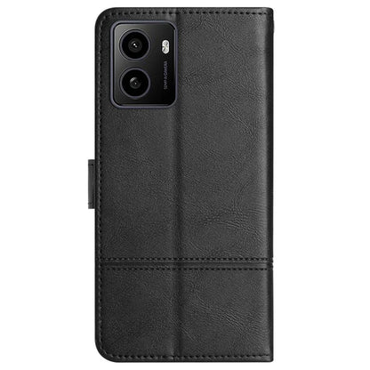 For HMD Pulse / Pulse+ Case Line Imprinted PU Leather Wallet Phone Cover