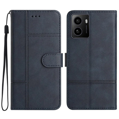 For HMD Pulse / Pulse+ Case Line Imprinted PU Leather Wallet Phone Cover
