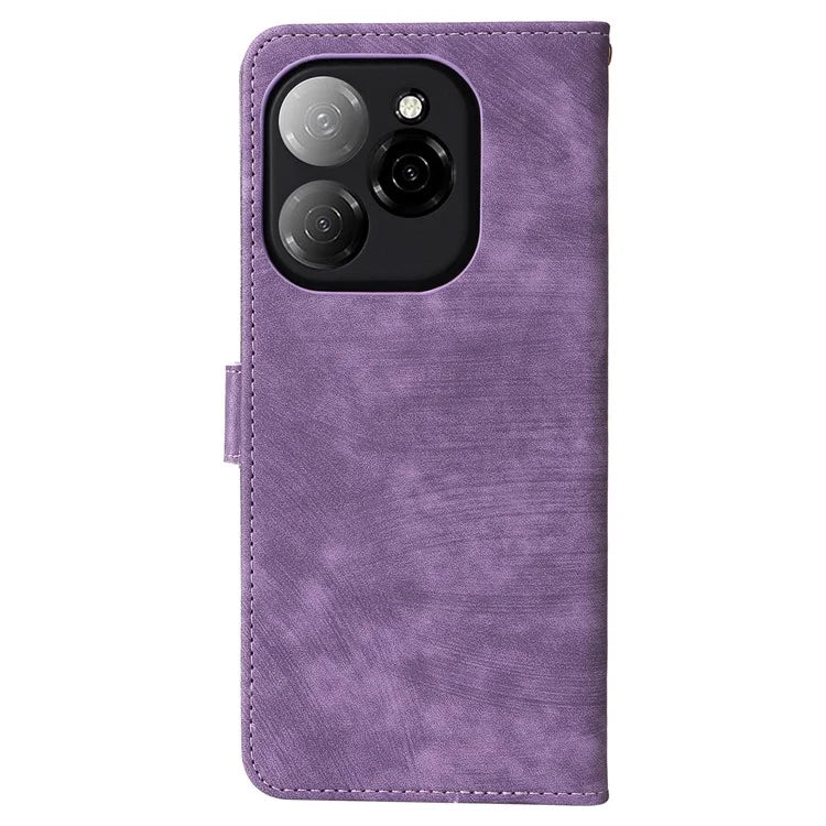 For TECNO Spark 20 Pro 5G / KJ8 Case RFID Blocking PU Leather Wallet Phone Cover