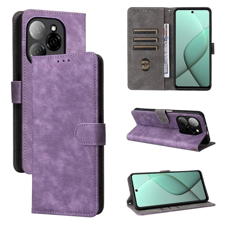 For TECNO Spark 20 Pro 5G / KJ8 Case RFID Blocking PU Leather Wallet Phone Cover