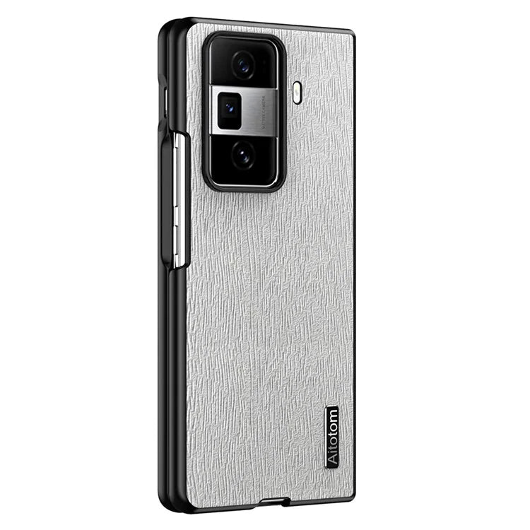 For Honor Magic Vs3 5G Case PU Leather+PC+TPU Back Phone Cover Wood Texture