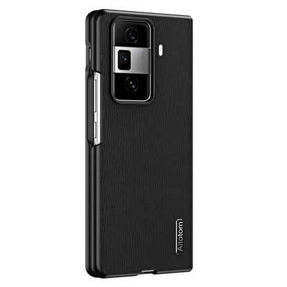For Honor Magic Vs3 5G Case PU Leather+PC+TPU Back Phone Cover Wood Texture