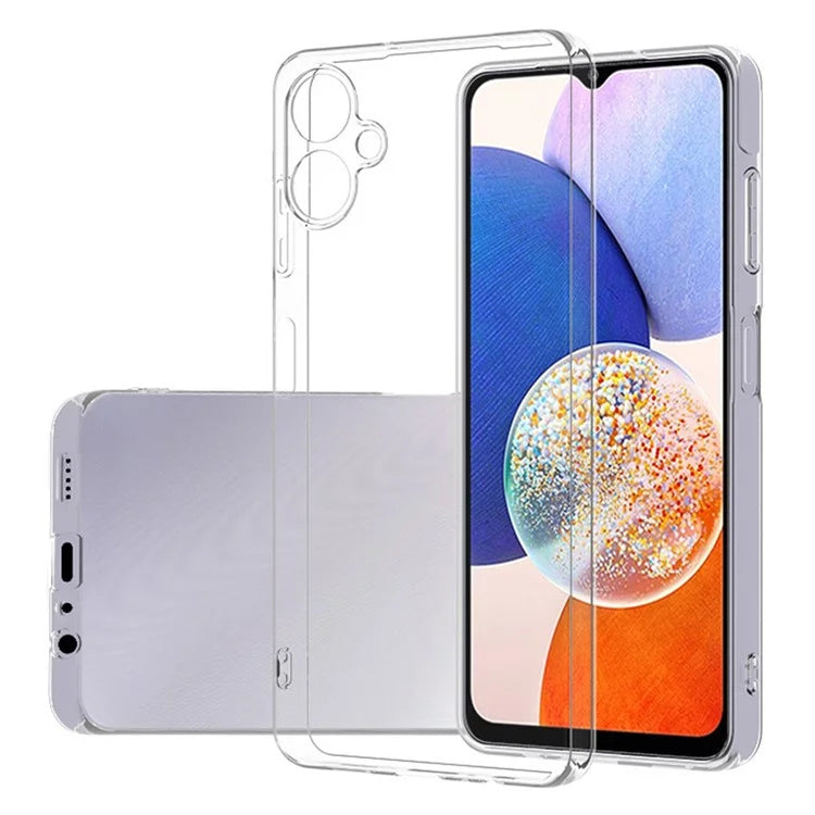 For Samsung Galaxy A06 Clear Case Soft TPU Thin Protective Phone Cover