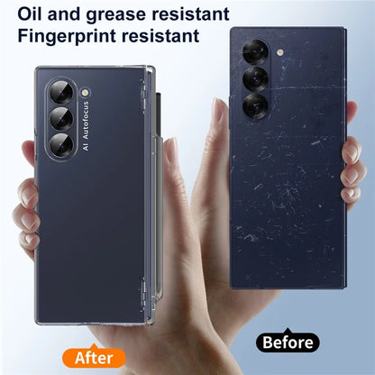 Macaron Series For Samsung Galaxy Z Fold6 5G Case PU Leather+PC Protective Phone Cover with Stylus