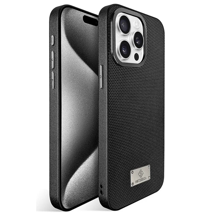 KST DESIGN For iPhone 15 Pro Max Case PC+TPU Heat Dissipation Phone Cover