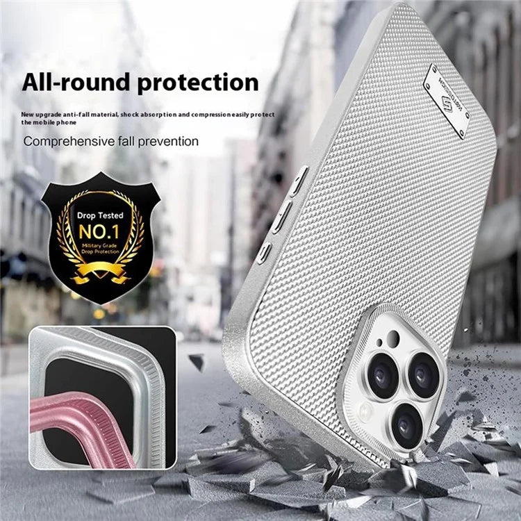 KST DESIGN For iPhone 13 Pro Max Case PC+TPU Heat Dissipation Phone Cover