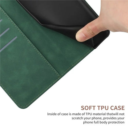 HT05 For Samsung Galaxy A06 Case Skin-Touch Lines PU Leather Phone Cover