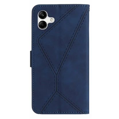 HT05 For Samsung Galaxy A06 Case Skin-Touch Lines PU Leather Phone Cover