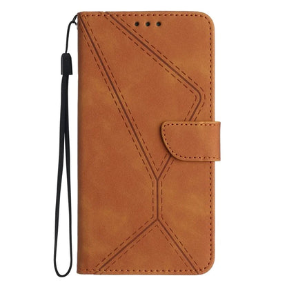 HT05 For Samsung Galaxy A06 Case Skin-Touch Lines PU Leather Phone Cover