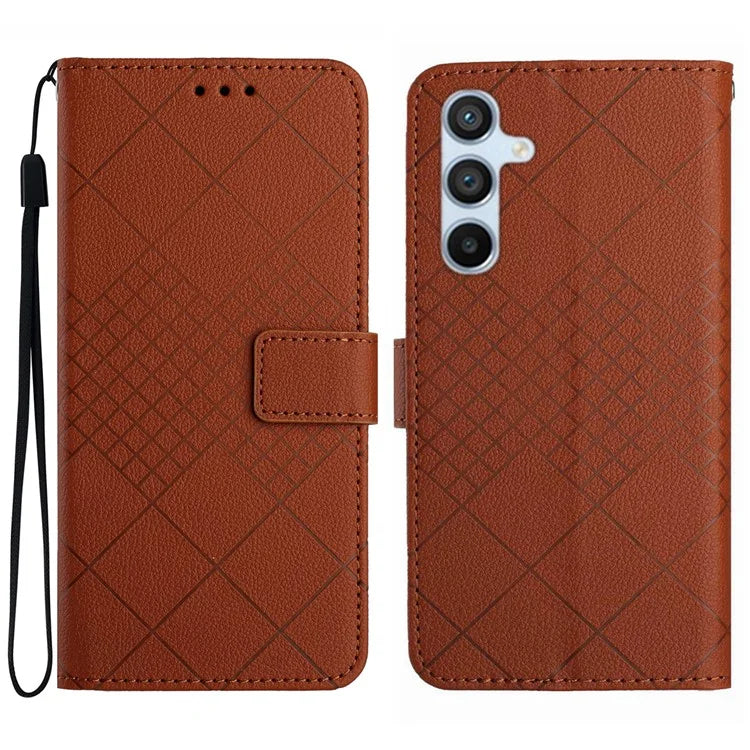 HT06 For Samsung Galaxy A16 5G Wallet Case PU Leather Flip Folio Phone Cover