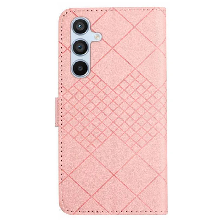 HT06 For Samsung Galaxy A16 5G Wallet Case PU Leather Flip Folio Phone Cover