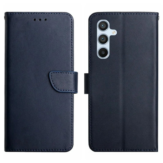 HT02 For Samsung Galaxy A16 5G Case Genuine Cow Leather Phone Cover Nappa Texture