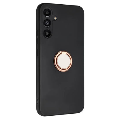 For Samsung Galaxy A16 5G Matte Case Ring Kickstand Soft TPU Phone Cover