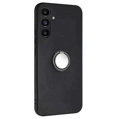 For Samsung Galaxy A16 5G Matte Case Ring Kickstand Soft TPU Phone Cover