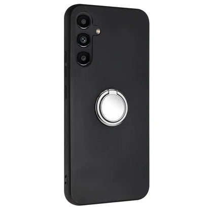For Samsung Galaxy A16 5G Matte Case Ring Kickstand Soft TPU Phone Cover
