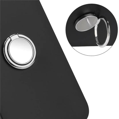 For Samsung Galaxy A16 5G Matte Case Ring Kickstand Soft TPU Phone Cover