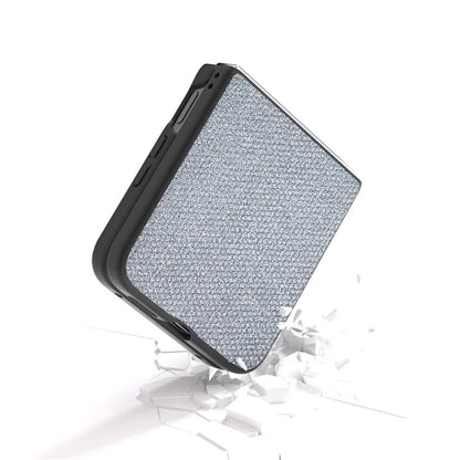 For Xiaomi Mix Flip 5G Case Rhinestone Texture Leather+PC Phone Cover