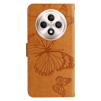 KT Imprinting Flower Series-2 For Oppo Reno12 F 4G Case Wallet Flip Leather Butterfly Phone Cover