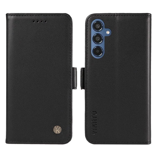 YIKATU YK-003 For Samsung Galaxy M35 5G Case Flip Wallet Shockproof Leather Phone Cover