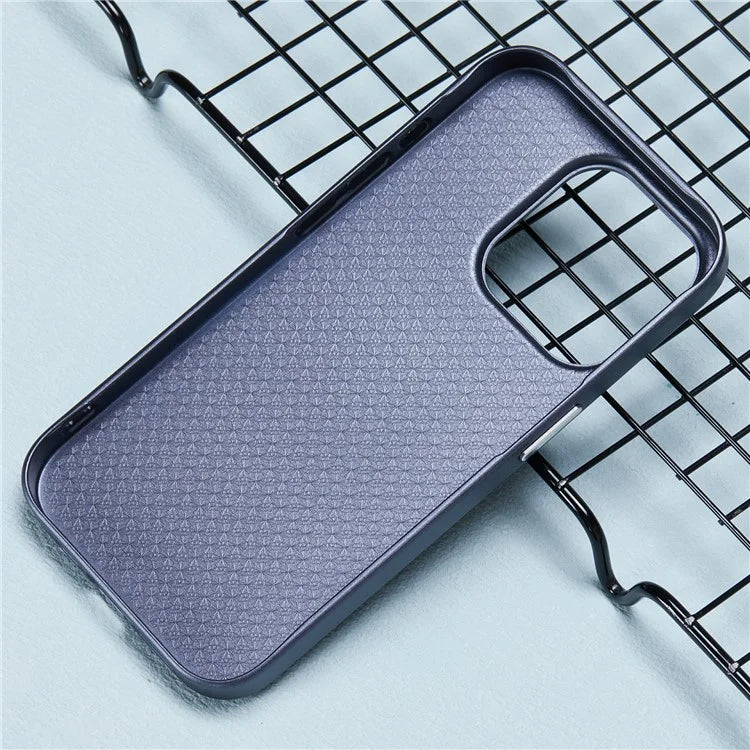 X-LEVEL For iPhone 16 Pro Max Case Hard PC Phone Cover Carbon Nano Fiber Texture Splicing