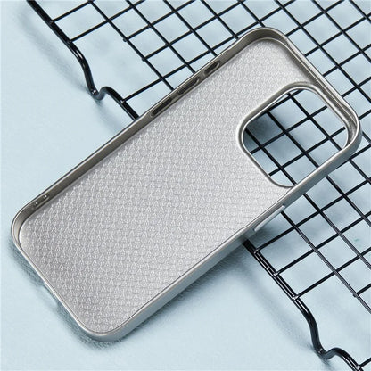 X-LEVEL For iPhone 16 Pro Max Case Hard PC Phone Cover Carbon Nano Fiber Texture Splicing