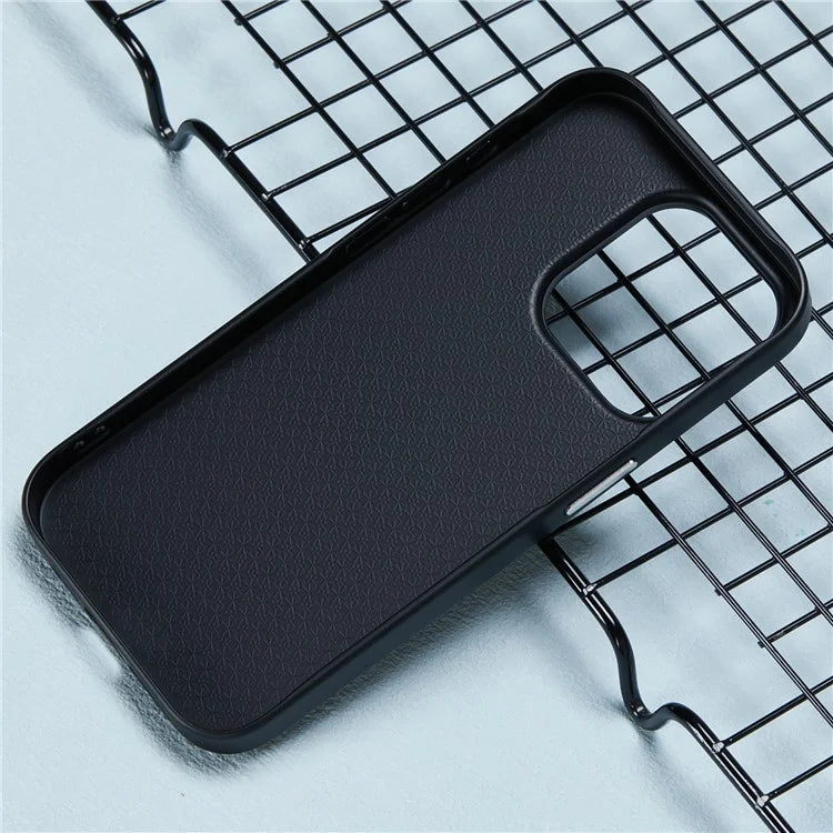 X-LEVEL For iPhone 16 Pro Max Case Hard PC Phone Cover Carbon Nano Fiber Texture Splicing