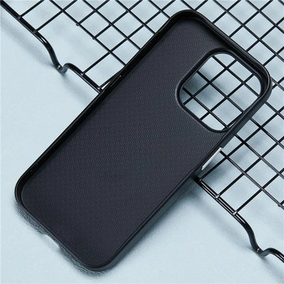 X-LEVEL For iPhone 16 Pro Max Case Hard PC Shockproof Phone Cover Carbon Nano-Fiber Texture