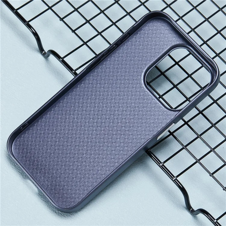 X-LEVEL For iPhone 16 Pro Max Case Hard PC Shockproof Phone Cover Carbon Nano-Fiber Texture