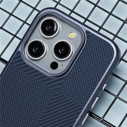 X-LEVEL For iPhone 16 Pro Max Case Hard PC Shockproof Phone Cover Carbon Nano-Fiber Texture