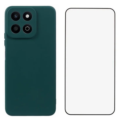 WANLONFENG RB2 Series for Honor Play 60 Plus 5G Case Soft TPU Cover with Screen Protector