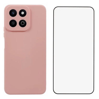 WANLONFENG RB2 Series for Honor Play 60 Plus 5G Case Soft TPU Cover with Screen Protector