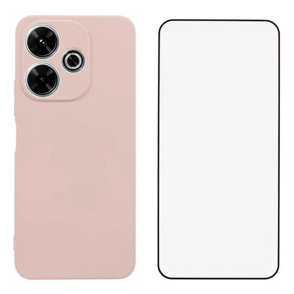 WANLONFENG RB2 Series for Xiaomi Redmi 13 5G / 4G Case with Screen Film Soft Lining TPU Cover