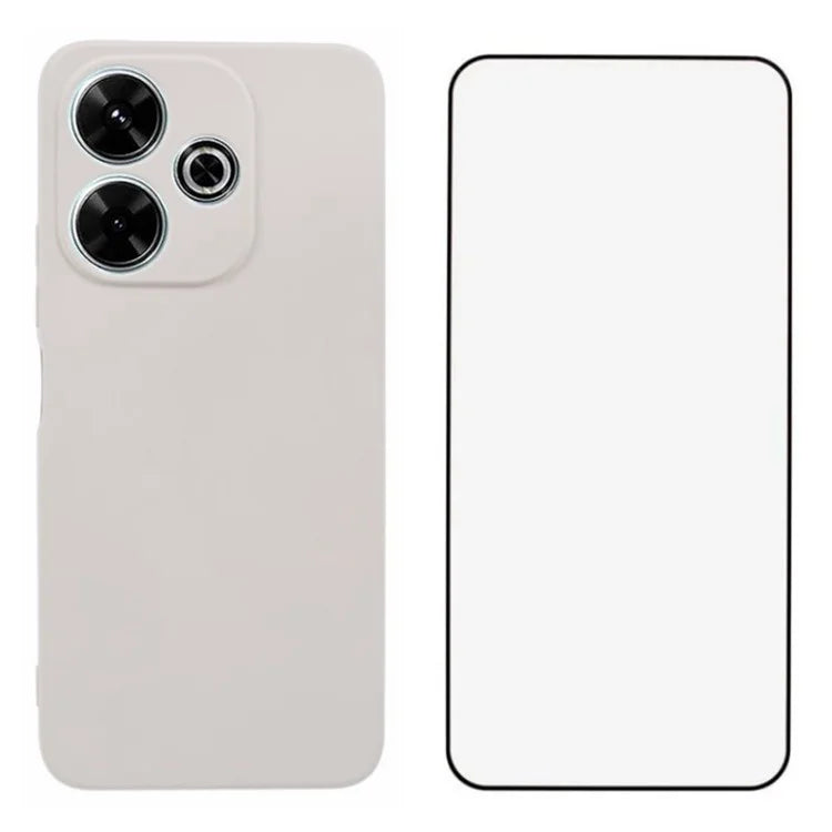 WANLONFENG RB2 Series for Xiaomi Redmi 13 5G / 4G Case with Screen Film Soft Lining TPU Cover