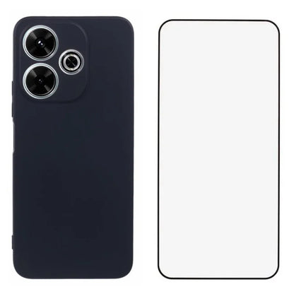 WANLONFENG RB2 Series for Xiaomi Redmi 13 5G / 4G Case with Screen Film Soft Lining TPU Cover