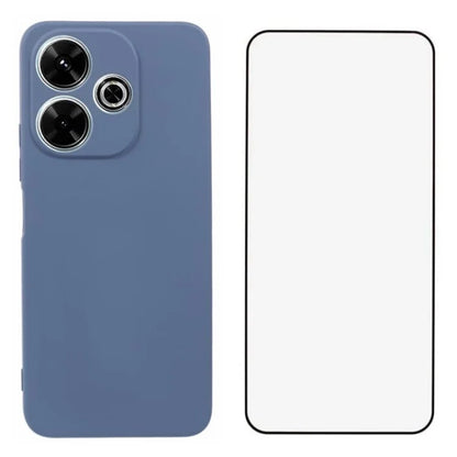 WANLONFENG RB2 Series for Xiaomi Redmi 13 5G / 4G Case with Screen Film Soft Lining TPU Cover