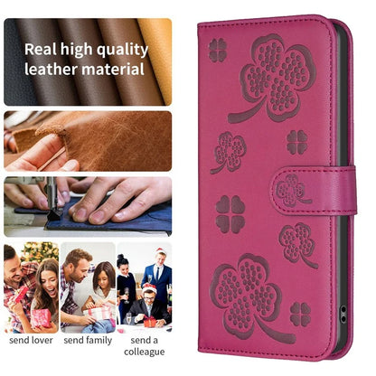 For Samsung Galaxy A16 5G Case Clover Pattern Wallet Stand View Leather Phone Cover
