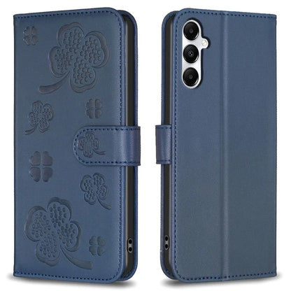 For Samsung Galaxy A16 5G Case Clover Pattern Wallet Stand View Leather Phone Cover