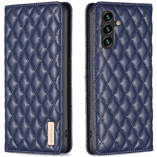 BINFEN COLOR BF Style-16 For Samsung Galaxy A16 5G Case Leather Phone Cover with 2 Card Slots