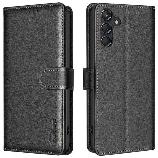 BINFEN COLOR BF32 For Samsung Galaxy A16 5G Leather Case Wallet RFID Blocking Phone Cover