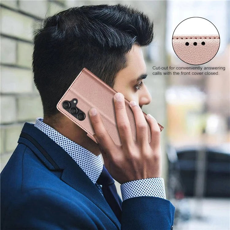 BINFEN COLOR BF32 For Samsung Galaxy A16 5G Leather Case Wallet RFID Blocking Phone Cover