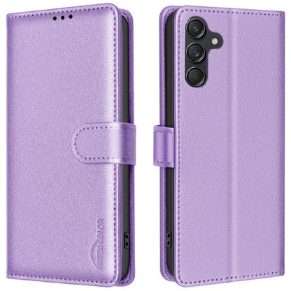 BINFEN COLOR BF32 For Samsung Galaxy A16 5G Leather Case Wallet RFID Blocking Phone Cover