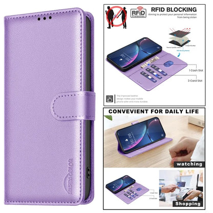 BINFEN COLOR BF32 For Samsung Galaxy A16 5G Leather Case Wallet RFID Blocking Phone Cover
