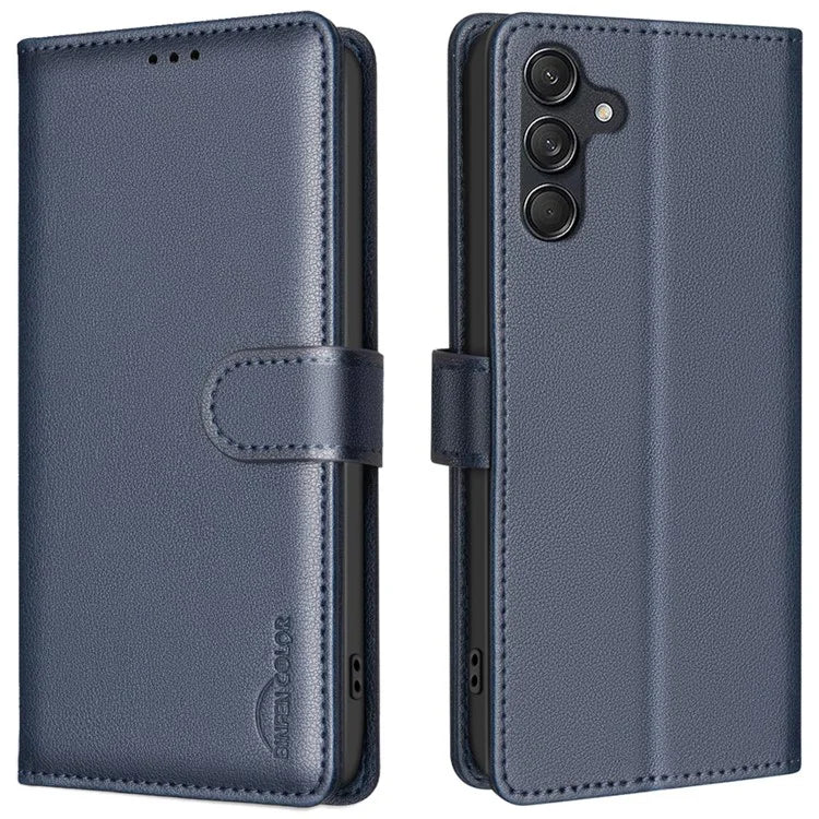 BINFEN COLOR BF32 For Samsung Galaxy A16 5G Leather Case Wallet RFID Blocking Phone Cover