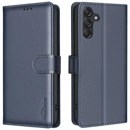 BINFEN COLOR BF32 For Samsung Galaxy A16 5G Leather Case Wallet RFID Blocking Phone Cover