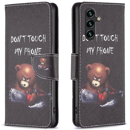For Samsung Galaxy A16 5G Wallet Case Pattern Print Phone Leather Cover