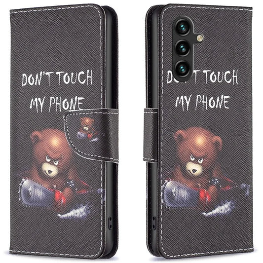 For Samsung Galaxy A16 5G Wallet Case Pattern Print Phone Leather Cover